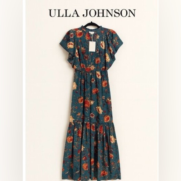 Ulla Johnson 100% Silk Ilaria Dress, $850 NWT, US 0, Pre-Fall 2024, 893 - Picture 6 of 12